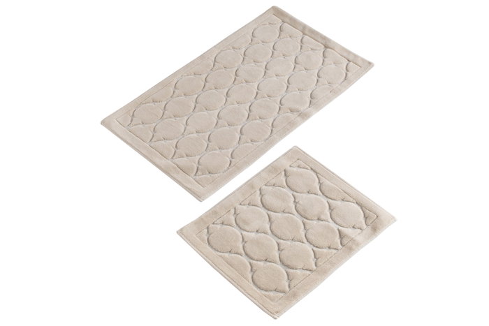Mijölnir Dante - Juego de alfombrillas de baño Beige